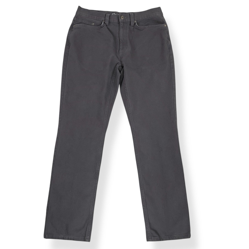 Eddie Bauer Pants Men 32x32 (ACTUAL 32x31) Gray Specially Dyed Straight Slim
